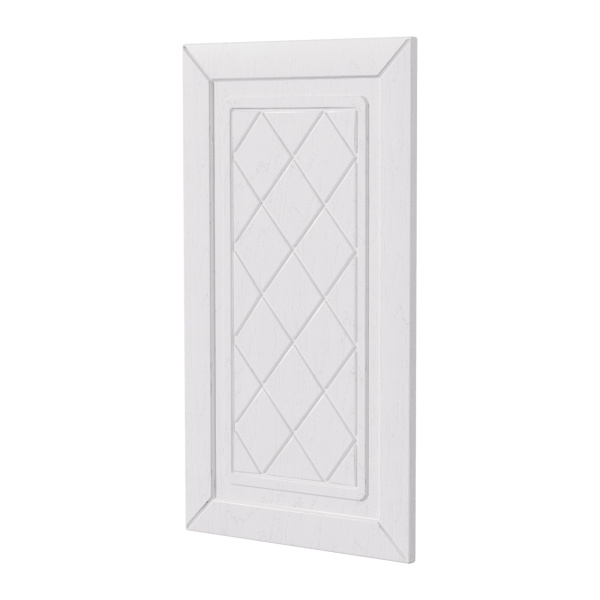 Фасад РОМБ белый 423 на угловой верх Фасад РОМБ белый 423 на угловой верх