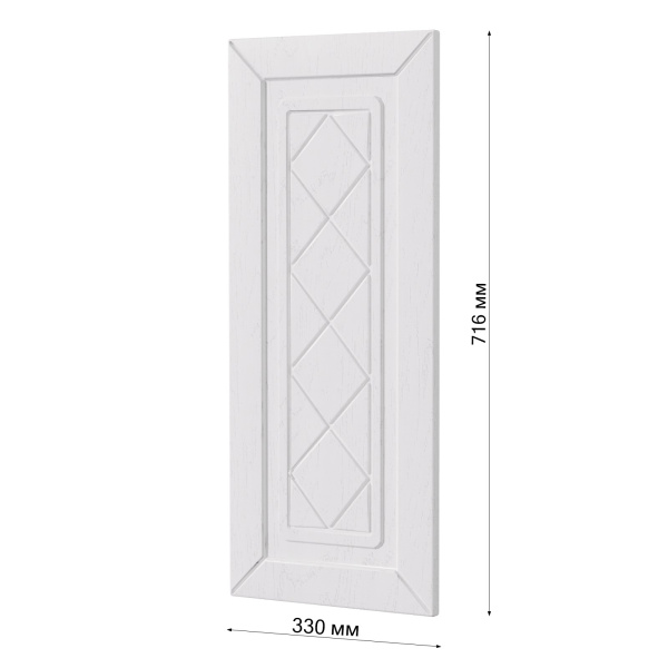 Фасад РОМБ белый 342 торцевой Фасад РОМБ белый 342 торцевой