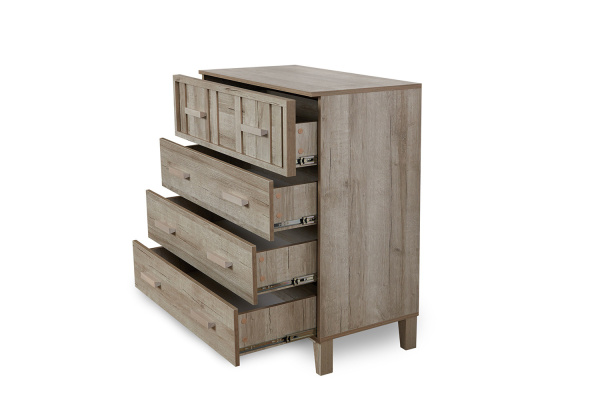 Scandica Oslo 455 Комод Дуб серый Craft Scandica Oslo 455 Комод Дуб серый Craft