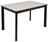 Стол Римини-мини белый мрамор/черный Стол Римини-мини белый мрамор/черный