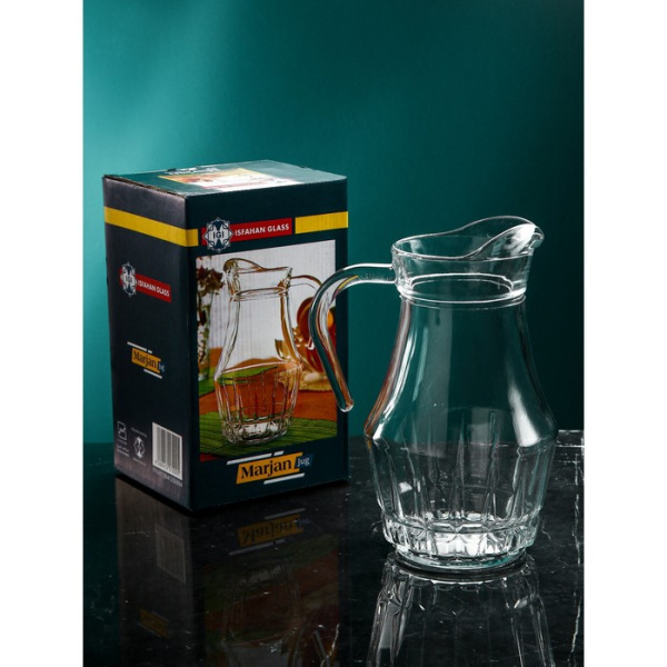 Кувшин «Марьян», 1.7 л, стекло, Иран 9244636 Кувшин «Марьян», 1.7 л, стекло, Иран 9244636
