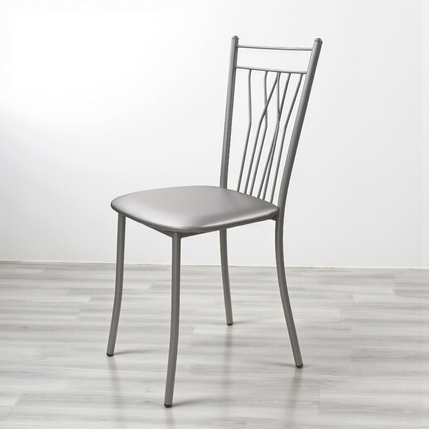 Стул ОНЕГА Лайт, металлик, винил №23 серебро Стул ОНЕГА Лайт, металлик, винил №23 серебро