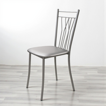 Стул ОНЕГА Лайт, металлик, винил №23 серебро Стул ОНЕГА Лайт, металлик, винил №23 серебро