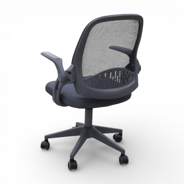 Кресло офисное 8390M-GR сетка,тканьYKX-00DW-MD/YKX-00SW-MD газлифт.нейлон