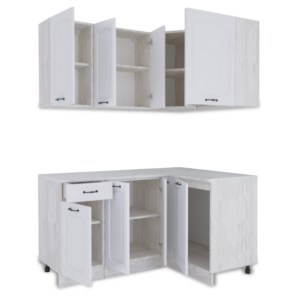 Угловая кухня РАВЕННА Сосна лофт / Дуб светлый 1,5м Угловая кухня РАВЕННА Сосна лофт / Дуб светлый 1,5м