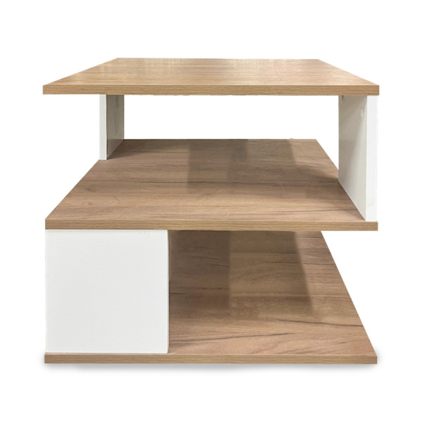 Стол журнальный СЖ-18 Ультра Белый снег/Дуб крафт табачный Стол журнальный СЖ-18 Ультра Белый снег/Дуб крафт табачный