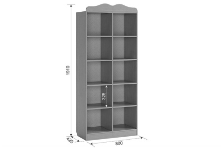 Стеллаж для детской Амели Стеллаж для детской Амели