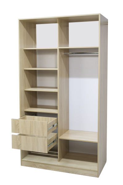 Каркас Шкафа-купе БН-61 с ящ. 2 двери 1200х2200х600/ДУБ СОНОМА Каркас Шкафа-купе БН-61 с ящ. 2 двери 1200х2200х600/ДУБ СОНОМА