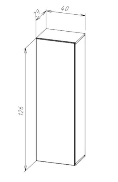 Шкаф навесной POINT ТИП-20