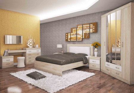 Ника Н16 Комод лам.белый/дуб сонома Ника Н16 Комод лам.белый/дуб сонома