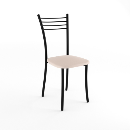 Стул Квинтет Стандарт (черный , к/з Бежевый) Стул Квинтет Стандарт (черный , к/з Бежевый)