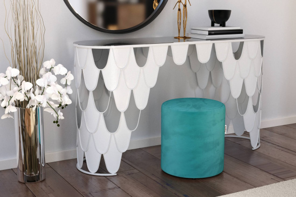 Банкетка Sheffilton Альпийский/Бирюзовый Банкетка Sheffilton Альпийский/Бирюзовый