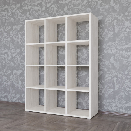 КОРИНН  Стеллаж 3 х 4 ячейки / Сосна лофт  КОРИНН  Стеллаж 3 х 4 ячейки / Сосна лофт