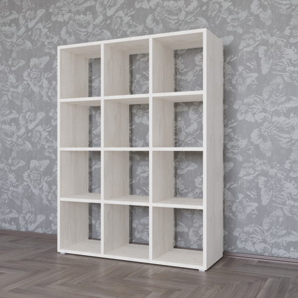 КОРИНН  Стеллаж 3 х 4 ячейки / Сосна лофт  КОРИНН  Стеллаж 3 х 4 ячейки / Сосна лофт