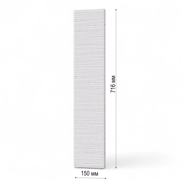 Фасад БЕЛЫЙ СТРАЙП 150 Фасад БЕЛЫЙ СТРАЙП 150