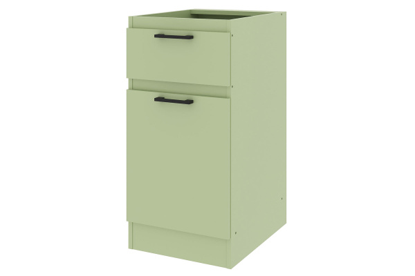 Ревилья Шкаф напольный с ящиком ш40 Зеленый шалфей  Ревилья Шкаф напольный с ящиком ш40 Зеленый шалфей