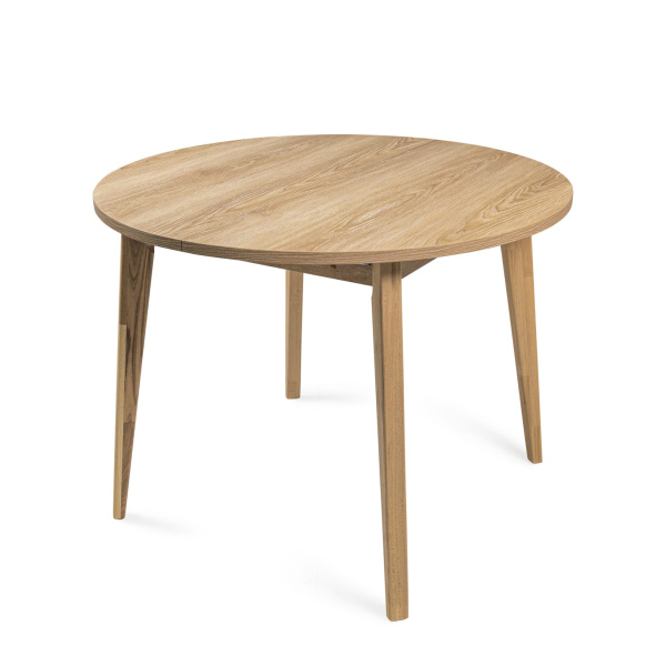 Стол Ориент D980(305),Пластик, Дуб вотан, подстолье дерево, морилка светлая Стол Ориент D980(305),Пластик, Дуб вотан, подстолье дерево, морилка светлая