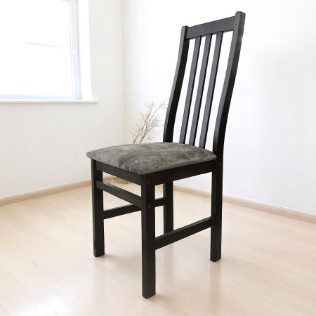 Стул Соло Р темный орех/Kатания 04( Коричневый)   Стул Соло Р темный орех/Kатания 04( Коричневый)