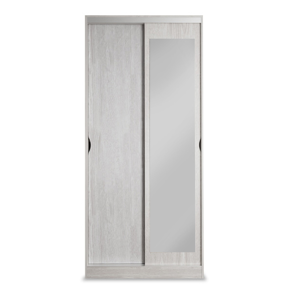 Шкаф-купе Клэр с зеркалом 1000х600х2200 сосна лофт-хром Шкаф-купе Клэр с зеркалом 1000х600х2200 сосна лофт-хром