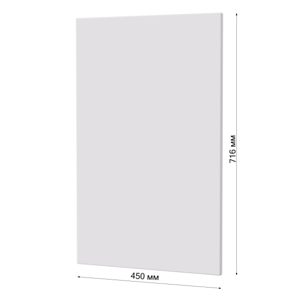 Фасад БЕЛЫЙ МАТОВЫЙ 450 для посудомоечной машины Фасад БЕЛЫЙ МАТОВЫЙ 450 для посудомоечной машины