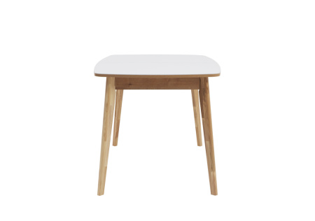 Стол Солярис-2 В 1250(550)840  OptiWhite/морилка Стол Солярис-2 В 1250(550)840  OptiWhite/морилка