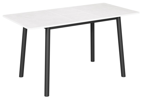 Стол Портофино-мини-L 950*650(+32) черный/ белый Стол Портофино-мини-L 950*650(+32) черный/ белый