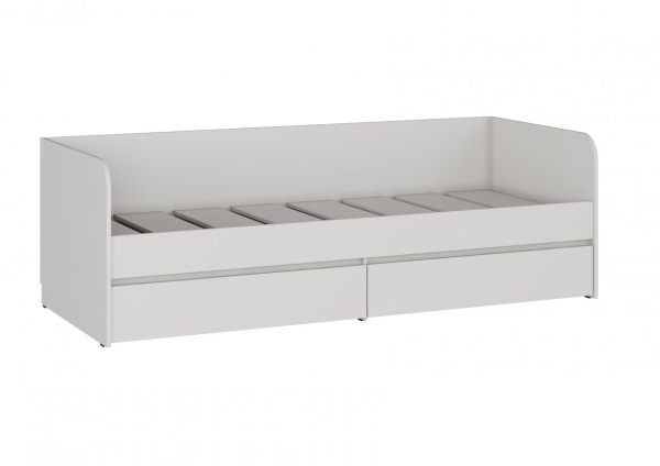 СИТИ Кровать КР-27 + 2 Ящика/ Белый/ 80*200/Ваша Мебель СИТИ Кровать КР-27 + 2 Ящика/ Белый/ 80*200/Ваша Мебель