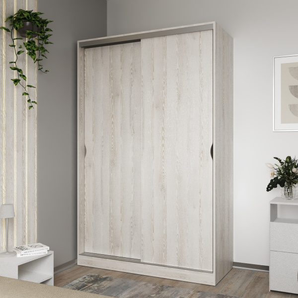 Шкаф-купе Клэр 1400х597х2200 с ящ/сосна лофт-хром Шкаф-купе Клэр 1400х597х2200 с ящ/сосна лофт-хром