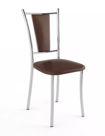 Стул Марсель Стандарт (хром, к/з Коричневый 130) Стул Марсель Стандарт (хром, к/з Коричневый 130)