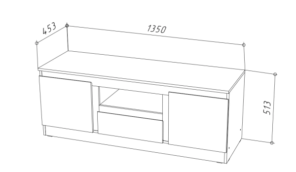 Тумба под ТВ STERN 135 Тумба под ТВ STERN 135