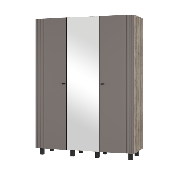 Олива Шкаф ШК-08 3 дв Дуб каньон/MF14 муссон