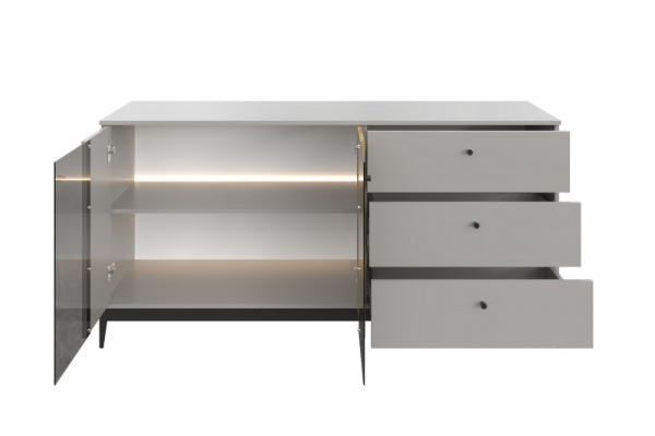 Комод Нордик Холодный серый/Дуб Артизан Комод Нордик Холодный серый/Дуб Артизан