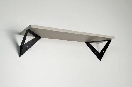 Полка навесная Рич кашемир/черный Полка навесная Рич кашемир/черный