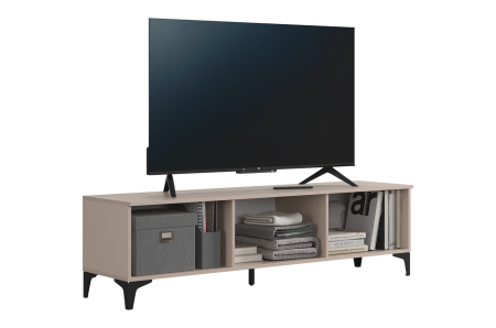 Тумба 2 Рич кашемир/фрапучино матовый/черный Тумба 2 Рич кашемир/фрапучино матовый/черный