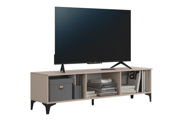 Тумба 2 Рич кашемир/фрапучино матовый/черный Тумба 2 Рич кашемир/фрапучино матовый/черный