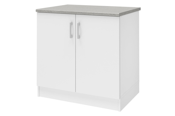 Уют СТЛ.275.04 Шкаф напольный 80 Белый/Белый Уют СТЛ.275.04 Шкаф напольный 80 Белый/Белый