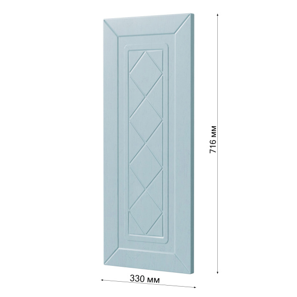 Фасад РОМБ голубой 342 торцевой
