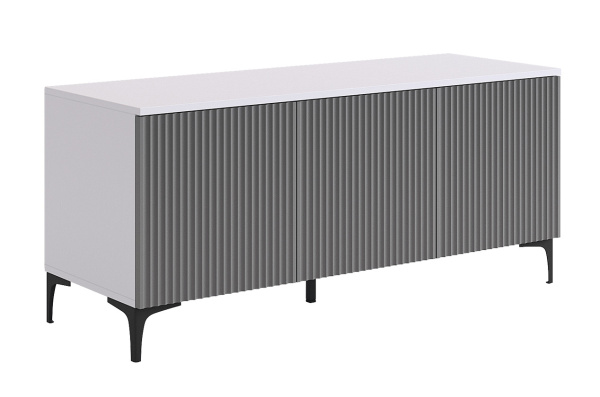 Зефир Тумба 115.01 белое дерево/серый (эмаль) Зефир Тумба 115.01 белое дерево/серый (эмаль)