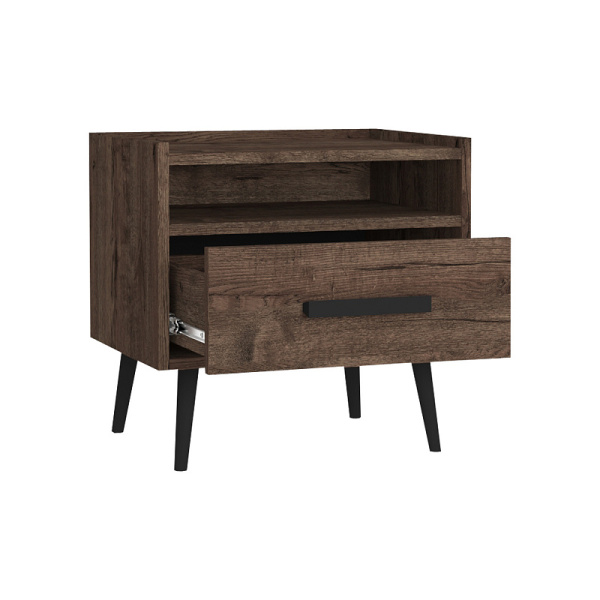 Nature 41 Тумба прикроватная Дуб Апрель темный Nature 41 Тумба прикроватная Дуб Апрель темный