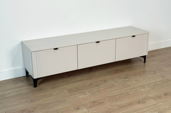 Тумба 2 Рич кашемир/фрапучино матовый/черный Тумба 2 Рич кашемир/фрапучино матовый/черный