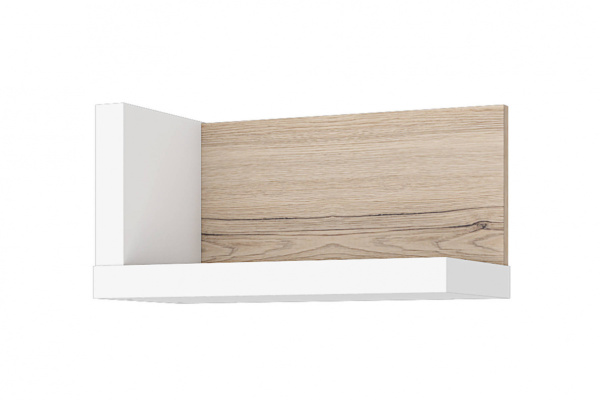 Венето Детская СТЛ.266.06 Полка Дуб санремо/Белый Венето Детская СТЛ.266.06 Полка Дуб санремо/Белый