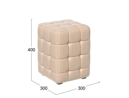 Пуф «Аристо» к/з Гольф бежевый