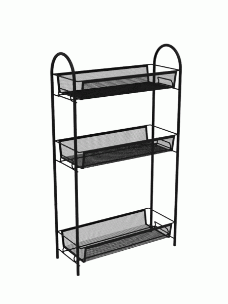 Этажерка Ладья 13 3-х секцион. графит Э399 ГР Этажерка Ладья 13 3-х секцион. графит Э399 ГР