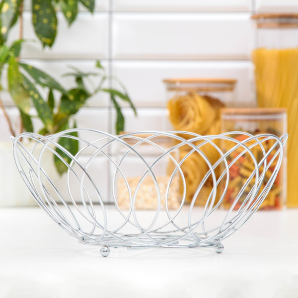 Ваза для фруктов  24*24*12 см, 405066													 Ваза для фруктов  24*24*12 см, 405066