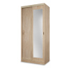 Шкаф-купе Клэр с зеркалом 1000х600х2200 Дуб Сонома Шкаф-купе Клэр с зеркалом 1000х600х2200 Дуб Сонома