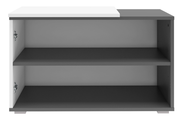 Тумба для обуви Одри Черный графит Тумба для обуви Одри Черный графит