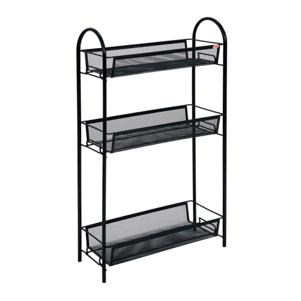 Этажерка Ладья 13 3-х секцион. чёрный Э399  Ч Этажерка Ладья 13 3-х секцион. чёрный Э399  Ч