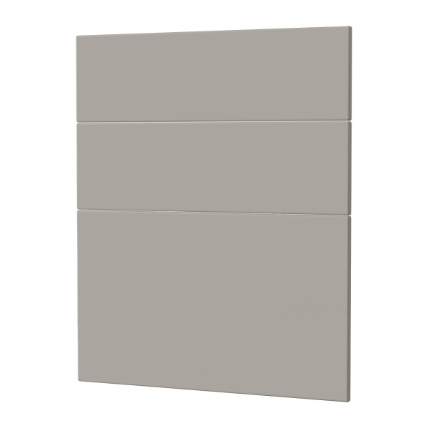Фасад СЕРЫЙ МАТОВЫЙ 3 ящика 600
