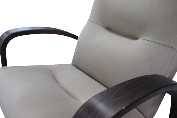 Кресло "ЛАДОГА-2" ткань Фреш 04,бежевый / Орех  Кресло "ЛАДОГА-2" ткань Фреш 04,бежевый / Орех