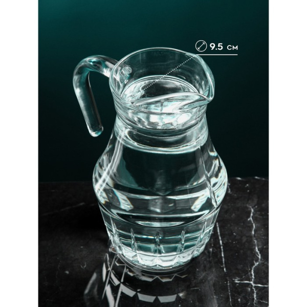 Кувшин «Марьян», 1.7 л, стекло, Иран 9244636 Кувшин «Марьян», 1.7 л, стекло, Иран 9244636